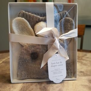 Knit hat & diaper cover